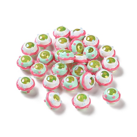 Opaque Acrylic Beads ACRC-H001-01C-1