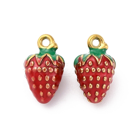 304 Stainless Steel Enamel Pendants LS-STAS-B085-42G-02-1