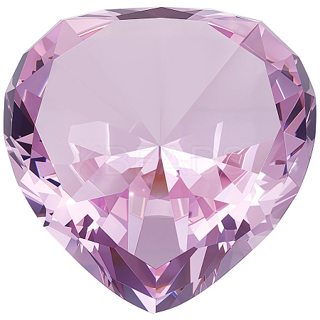 K9 Glass Rhinestone Heart Ornaments DJEW-WH20001-06B-1