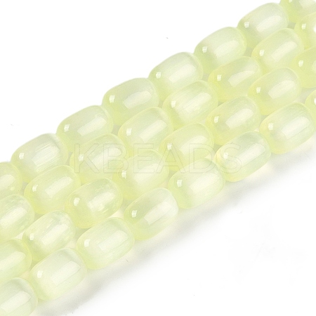 Natural Selenite Beads Strands G-F750-15-1