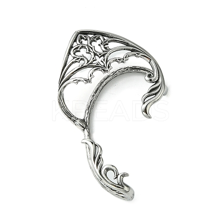 316 Surgical Stainless Steel Cuff Earrings LS-EJEW-E300-05AS-04-1