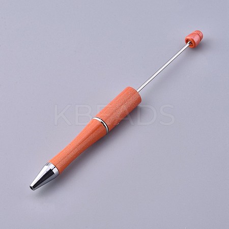Plastic Beadable Pens X-AJEW-L082-A09-1