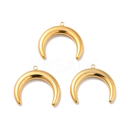 Ion Plating(IP) 304 Stainless Steel Pendants STAS-I197-018B-G-1