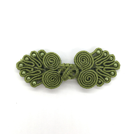 Handmade Chinese Frogs Knots Buttons Sets BUTT-WH0014-29S-1