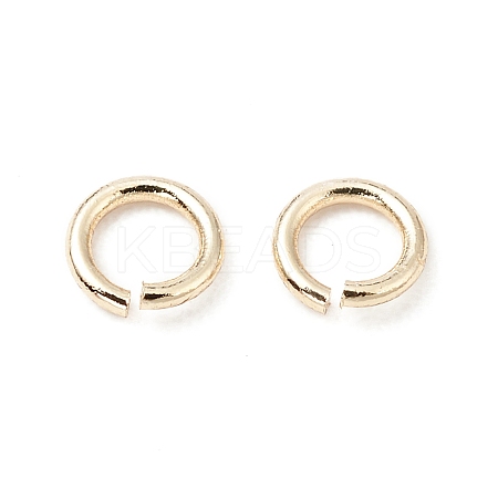Brass Open Jump Rings X-KK-WH0060-01A-G-1