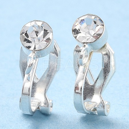 Brass Clip-on Earring Findings LS-KK-C219-01S-1