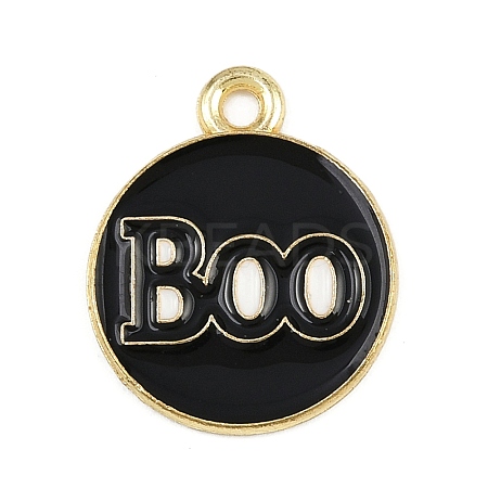 Halloween Theme Alloy Enamel Pendants LS-ENAM-P259-02A-G02-1