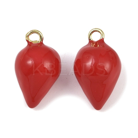 Brass Enamel Pendants KK-I358-070G-02-1