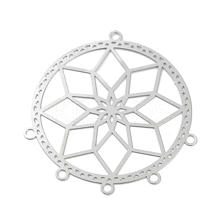 Tarnish Resistant 201 Stainless Steel Chandelier Component Links STAS-K257-40P-1