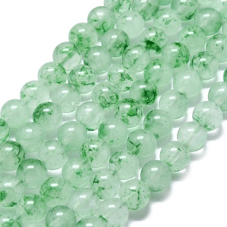 Natural Malaysia Jade Beads Strands G-L645-C01-8mm-14-1