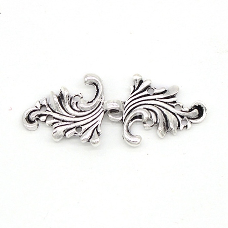 Alloy Hook Button PALLOY-WH0082-63-1