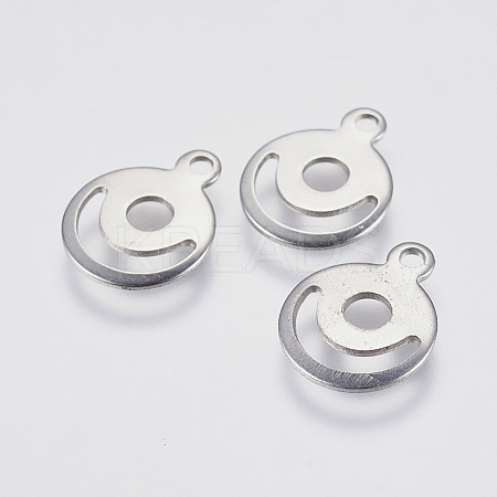 201 Stainless Steel Charms STAS-P225-007P-1