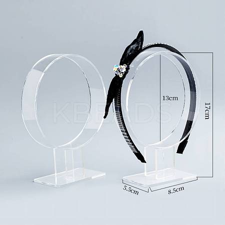 Acrylic Hair Band Display Stands LS-OHAR-PW0001-137B-1
