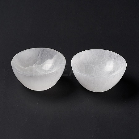 Natural Selenite Charging Bowl for Cleansing AJEW-E051-01A-1