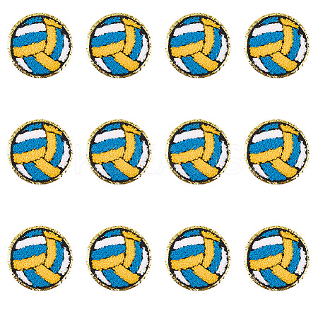 Polyester Iron on/Sew On Patches PATC-WH20005-16A-1