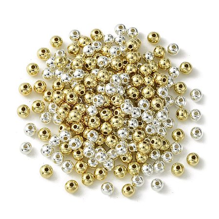 200Pcs 2 Colors CCB Plastic Beads CCB-FS0001-07-1