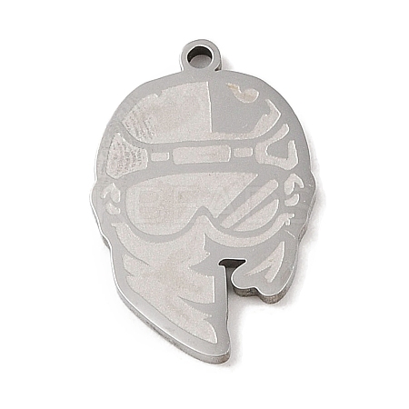 Non-Tarnish 201 Stainless Steel Pendants STAS-C095-17P-1