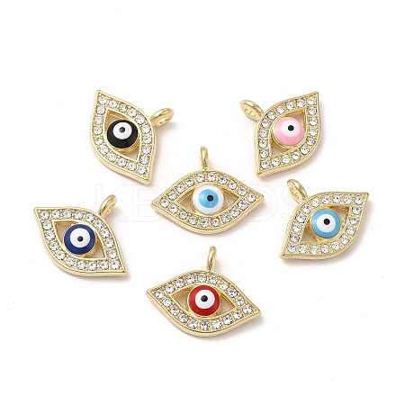 Alloy Enamel Pendants PALLOY-I217-04G-1