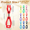 90Pcs 9 Colors Plastic Glove Grabber Clip AJEW-WA0003-68-2