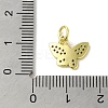 Real 18K Gold Plated Brass Pave Cubic Zirconia Pendants KK-M283-11O-02-3