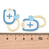 Medical Theme Alloy Enamel Pendants AL-CBA2919-03G-07A-3