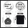Flat Round Double-Sided Engraved Stainless Steel Commemorative Decision Maker Coin Set AJEW-GL0001-99A-2