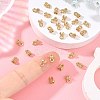 SHEGRACE Brass Bead Tips XGRQ6M572-915G-4