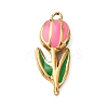 304 Stainless Steel Enamel Pendants STAS-B112-01G-02-1