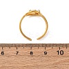 304 Stainless Steel Adjustable Cuff Rings for Women LS-RJEW-B126-06G-02-5