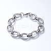 Tarnish Resistant 304 Stainless Steel Chain Bracelets BJEW-F407-01-P-1