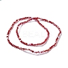 Electroplate Glass Beads Strands GLAA-E036-04E-3