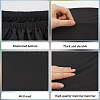 2 Colors Polyester Toilet Lid Dust Cover AJEW-CN0003-21A-5