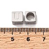 304 Stainless Steel European Beads STAS-D382-02U-P-2