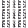 50Pcs Eye Hotfix Rhinestone Sew on Patches DIY-FG0007-30-1
