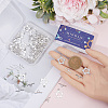 100Pcs Flower Tibetan Style Alloy Toggle Clasps FIND-SC0008-10-3