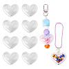12Pcs Transparent Acrylic Beads TACR-TA0001-77C-2