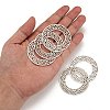 Tibetan Style Alloy Linking Rings LS-TIBE-Q035-055AS-NR-4