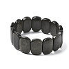 Natural Golden Sheen Obsidian Beads Stretch Bracelets for Women Men BJEW-I323-02N-4