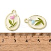 Rack Plating Alloy Enamel Pendants FIND-I039-033G-3