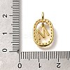 Brass Micro Pave Cubic Zirconia Pendants ZIRC-P123-01G-M01-3