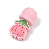 Flower Food Grade Silicone Focal Beads SIL-A011-03B-01-2