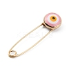 Alloy & Glass Safety Pins AJEW-WH0323-29C-1