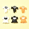 6Pcs 6 Styles Halloween Opaque Resin Decoden Cabochons CRES-FS0001-67-7