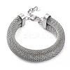 304 Stainless Steel Bracelet for Women BJEW-U009-04P-01-2