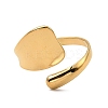 304 Stainless Steel Open Cuff Rings RJEW-Z018-16G-2