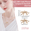 12Pcs Brass Charms KK-GO0002-28-2