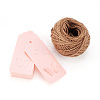 Jewelry Display Kraft Paper Price Tags and Jute Twine CDIS-TA0001-06D-2