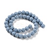 Synthetic Lava Rock Dyed Beads Strands G-H311-08C-06-3