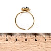 304 Stainless Steel Open Cuff Rings for Women RJEW-K258-17B-G-5