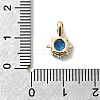 Synthetic Opal Flat Round Oval Charms KK-H089-05A-02-3
